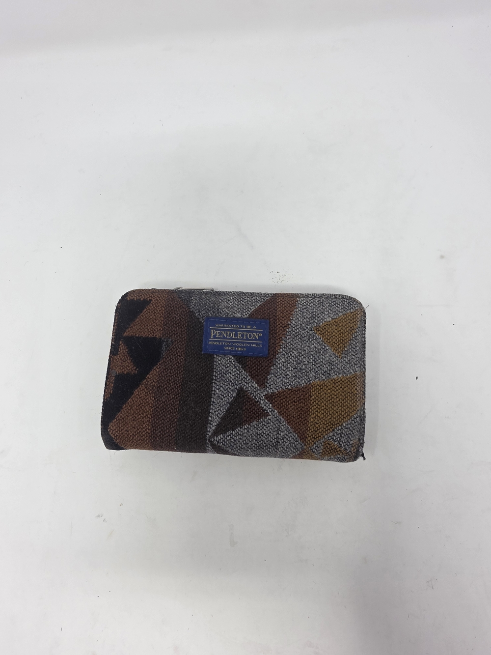 Pendleton Wool Zip Wallet Southwestern Geometric Pattern Bifold
